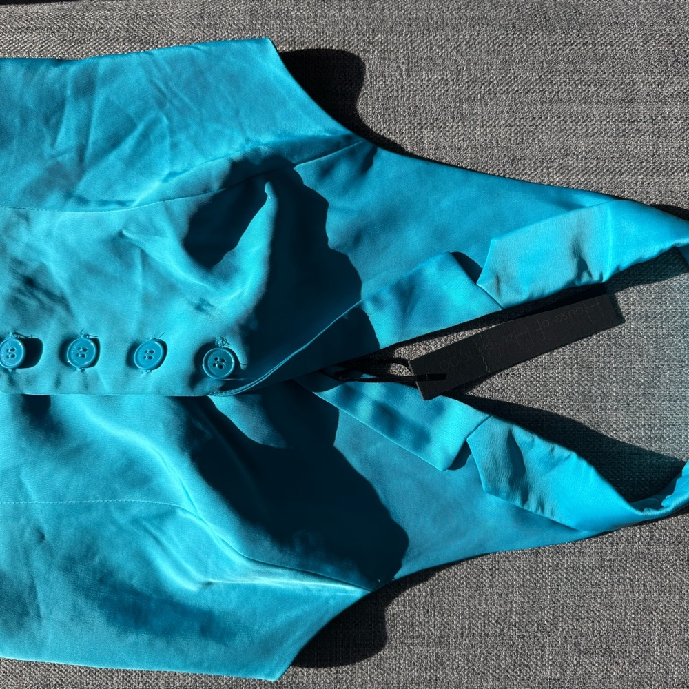 nwt House of Harlow 1960 satin vest